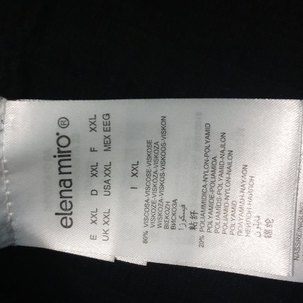 Elena Miro Black Sweater Cardigan with Pearl Trim - Picture 6 of 11